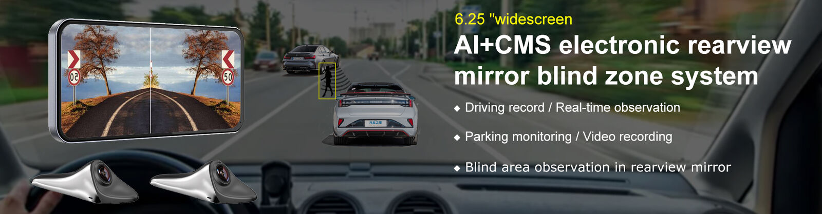 câmera do carro da visão noturna