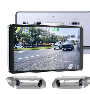 qualidade  6 Inch Electronic Rearview Mirror Monitor System with Dual Side Shark Fin Cameras and AHD 1080P HD Blind Spot Monitoring Kit fábrica