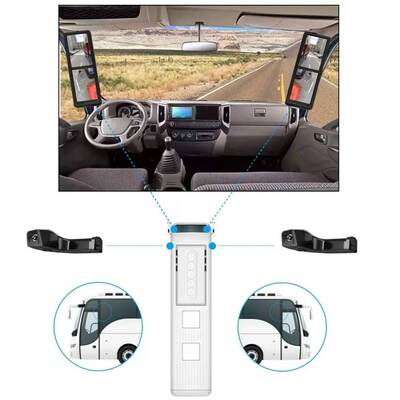 Qualidade  Large 15.88Inch 2.5D Touch Screen Electronic Rearview Mirror With Waterproof Reverse Backup Camera Monitor for Yutong Bus fábrica