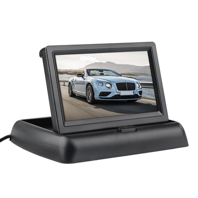 qualidade  4.3" Digital TFT LCD Foldable Screen Monitor, Car Reverse Rear‑View Camera Display for Vehicle Parking Assist OEM Available fábrica