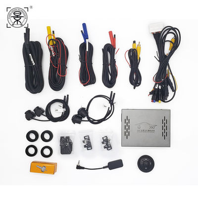 360° Sistema de câmera de carro panorâmico 3D HD 1080P Bird Eye View Full Surround Parking Monitoring para carros universais IP68