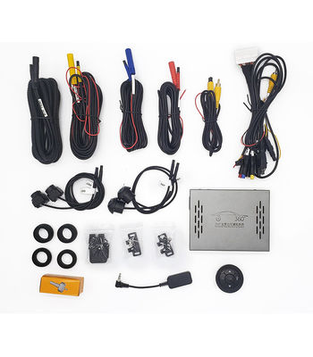 Sistema de monitoramento de visão surround 3D de 360 ​​graus com câmeras grande angular HD 1080P Orientação reversa de visão noturna