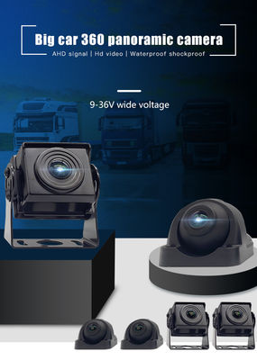 Monitor DVR de 4 canais 1080P HD Sistema de câmera AHD, Quad Screen Rearview CCTV Camera de backup, Sistema de monitoramento de segurança para ônibus e caminhões pesados Scania