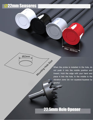 Sistema de estacionamento por radar de 8 sensores de cobertura total com ecrã LED e aviso sonoro para automóveis e caminhões