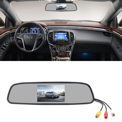 O espelho retrovisor automático monitora 4,3 polegadas LCD que invertem o auxílio 2 avoirdupois de entrada
