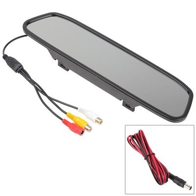 O espelho retrovisor automático monitora 4,3 polegadas LCD que invertem o auxílio 2 avoirdupois de entrada