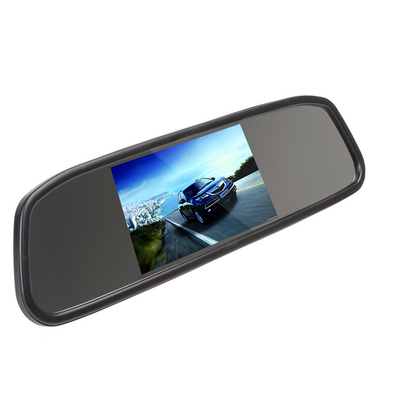 O espelho retrovisor automático monitora 4,3 polegadas LCD que invertem o auxílio 2 avoirdupois de entrada