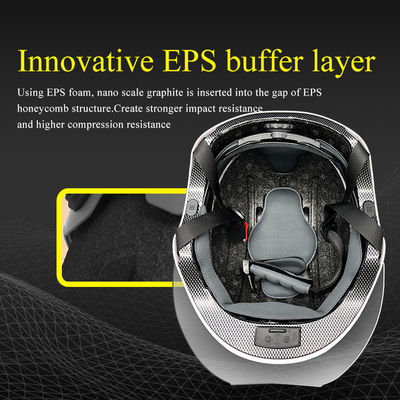 Casco de motocicleta leve de fibra de carbono   Performance e estilo