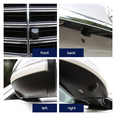 Sistema de Câmera 360 para Carro com Visão Panorâmica, Controle Touch e Visão Noturna para Carros Sedan