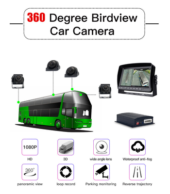 Sistemas reversos impermeáveis DC12V 24V da câmera do carro de Digitas 360