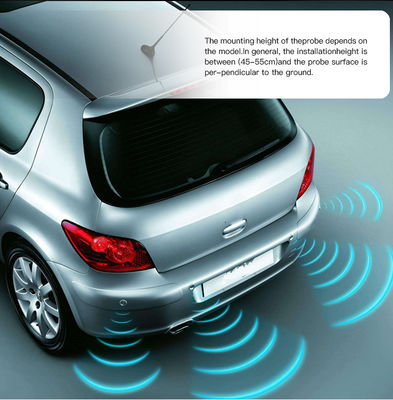 Radar de estacionamento de segurança 4 sondas tipo campainha sensor de ponto cego do carro