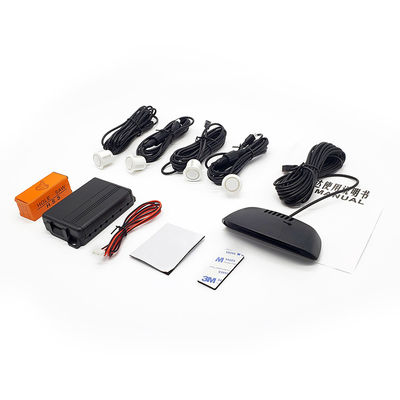 Kit de Sensores de Estacionamento de Veículos de Display LED 4 Sensores de Retorno Ultrasônicos IP68 Segurança Impermeável Assistente de Direção para Proteção de Estacionamento de Veículos
