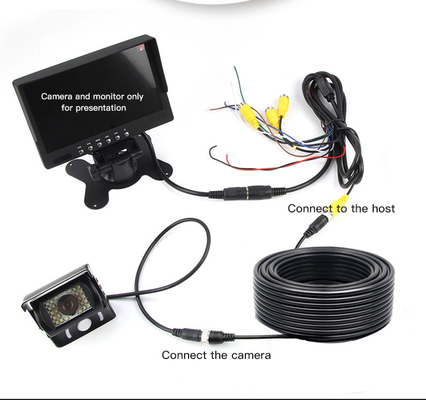 4 cabo de extensão alternativo da câmera de PIN Car Camera Accessories 8m