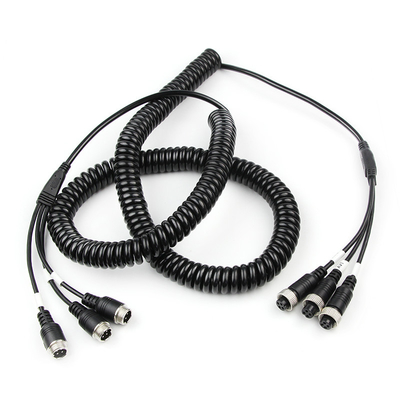 4 Stretchable FCC dos acessórios da câmera do teleférico da extensão da mola da aviação de PIN Black 3 a 3