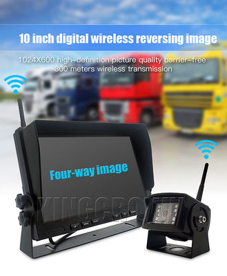 DC 12V-24V 7 polegadas Wireless LCD Monitor Visão Noturna Wireless Camera de backup Sistema de estacionamento para RV Truck Trailer Bus 1 ano