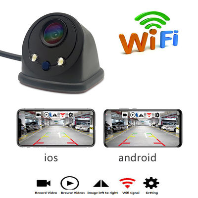 Câmera de painel de ré sem fio WIFI USB Mini automática para ponto cego esquerdo e direito Câmera lateral de carro Wifi