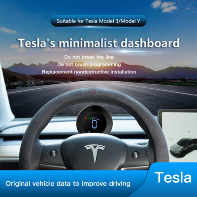 Indicadores de segurança de aviso automotivo LED Tesla painel digital