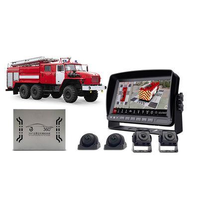 360° Surround View Camera and Navigation System for Trucks with Night Vision and AHD 1080P