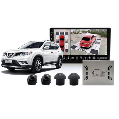 High Definition 360° Panoramic Car Camera Kit Bird Eye View 1080P Surround Parking Monitoring System para carros universais