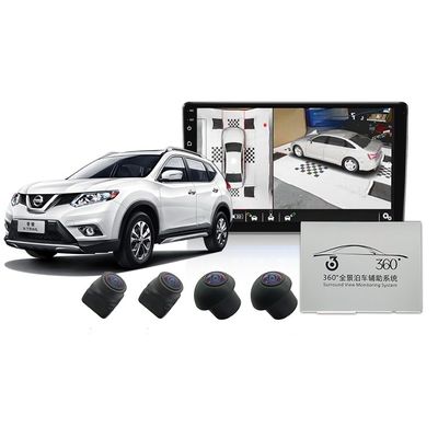 Sistema de Câmera de Carro Instalável 360° com AHD 1080P e Lente Grande Angular para Melhor Visibilidade do Veículo