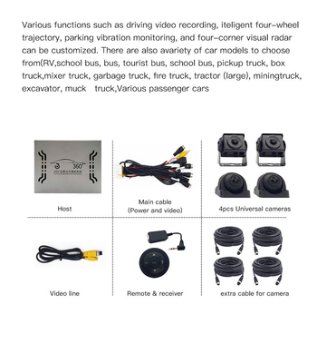 Opinião traseira de sistema de navegação dos multimédios do carro de DC12V rv e Front View Camera RoHS