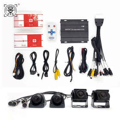Bird View Car Camera System with Automatic Parking, IP68 4-Side & Rear View for Bus RV