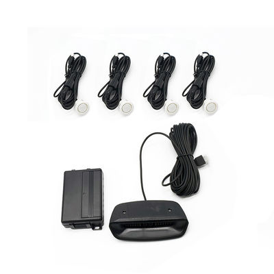 4 Sensores Radar de estacionamento automático, LED Display On/Off Reverse Backup Monitor Detector System