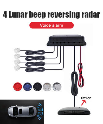4 Sensores Radar de estacionamento automático, LED Display On/Off Reverse Backup Monitor Detector System para Honda Civic