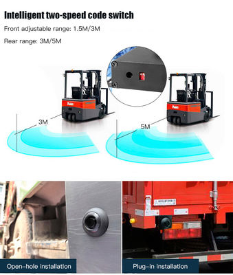 12-24V Alarm Sound Reversing Parking Distance Sensors System for Truck