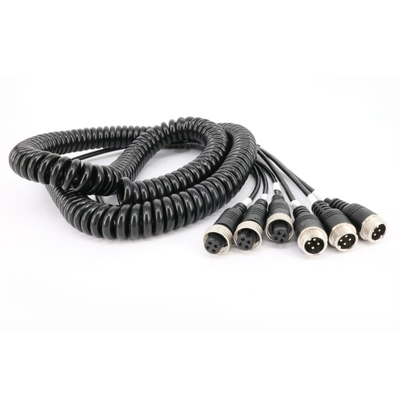 Acessórios da câmera do carro do ODM do plutônio 4 Pin Reversing Camera Extension Cable do FCC