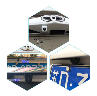 Câmera de visão traseira do carro ahd 1080p, câmera de backup reversa com câmera frontal/lateral, ângulo amplo universal de 170 °, assistência de estacionamento