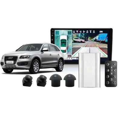 Controle do aplicativo Sim 360 Sistemas de câmeras de carro em preto com modo de estacionamento