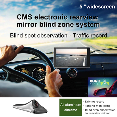 Sistemas universais de monitorização de pontos cegos de automóveis com sensor 720P e entrada de vídeo CVBS/AHD
