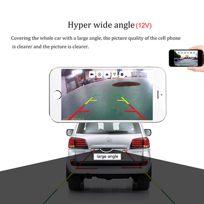 Câmera de apoio sem fio AHD 720P 140 graus para carros