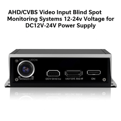 Sistemas de monitorização de pontos cegos de entrada de vídeo AHD/CVBS 12-24v Voltagem para fonte de alimentação DC12V-24V