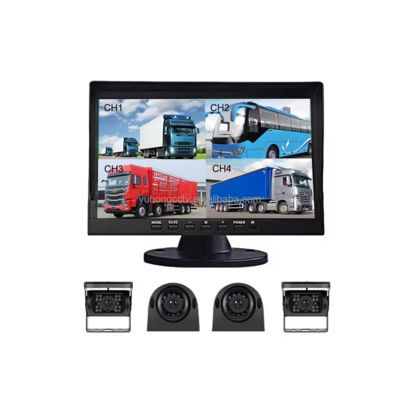 Sistema de Visão Surround 360° para Ônibus com Resolução HD – Ideal para Cobertura Completa do Veículo e Estacionamento Seguro