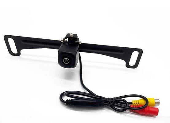 Instalação fácil de placa de licença câmera de apoio com suporte ajustável, universal adequado para veículos