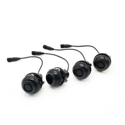 Sistema de Câmera de Ré com 4 Sensores de Radar, Kit de Sensor de Estacionamento com Alarme Buzzer para Ré Segura do Carro, Acessório de Segurança Automotiva, Visão Noturna HD