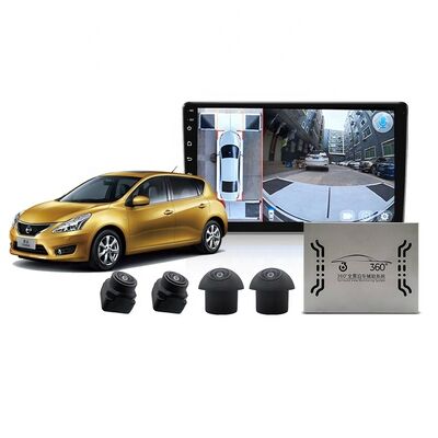 Sistema de câmera de visão surround 3D 1080P com assistência de estacionamento panorâmico de 360° e monitoramento de ponto cego