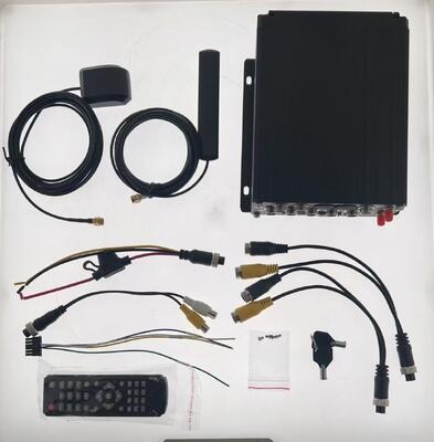 Kit de câmera de monitoramento de motorista com MDVR para veículos comerciais na cabine e sistema de câmera frontal para segurança da frota