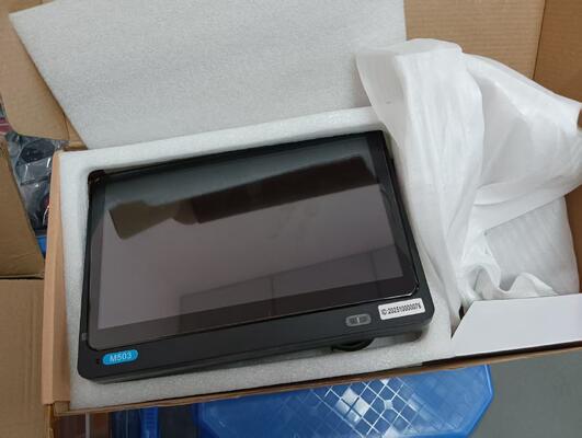 Sistema MDVR de inteligência artificial 4G de 10 polegadas com gravador de câmera de veículo de 4 canais GPS para caminhões e frotas