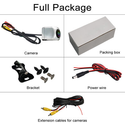 Universal AHD 1080P Câmera de carro Visão noturna incorporada IP67 Impermeável 170° Grande ângulo Detecção de movimento Sistema de monitoramento de segurança de assistência de estacionamento