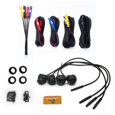 720P 1080P Universal 360 ° Surround View Camera System Câmeras reversas à prova d'água com visão noturna frontal traseira esquerda direita