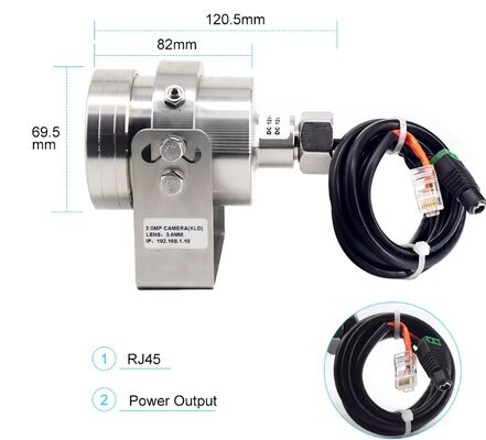 Câmara à prova de explosão para infra-estruturas petroquímicas e energéticas