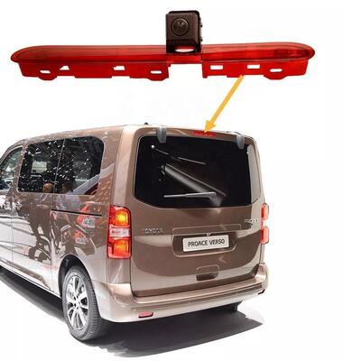 Câmara de visão traseira integrada de luz de travagem de montagem elevada para furgões e veículos comerciais