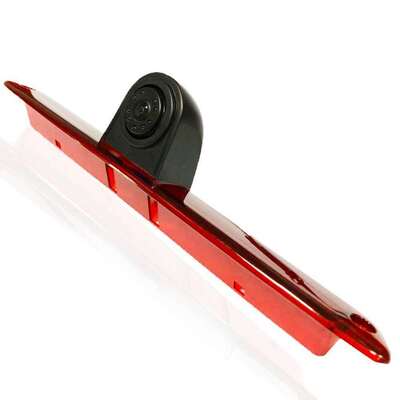 Câmera de visão traseira com ângulo ajustável e luz de freio para VW Crafter e Mercedes Sprinter