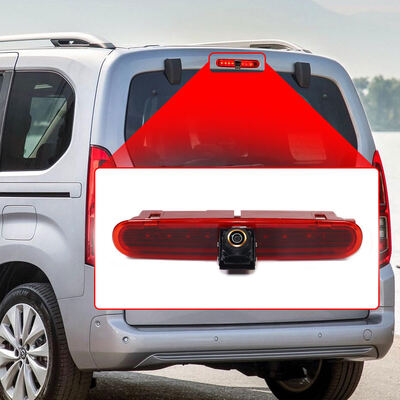 AHD 1080P 170° Fisheye Lens Rear View Camera, LED Brake Light Camera para Volkswagen VW Caddy Panel Life 2003-2019 OEM