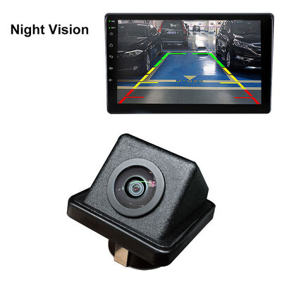 Universal AHD 720P 1080P Câmera de visão traseira de carro Olho de peixe com trajetória dinâmica para assistência de estacionamento traseiro do veículo