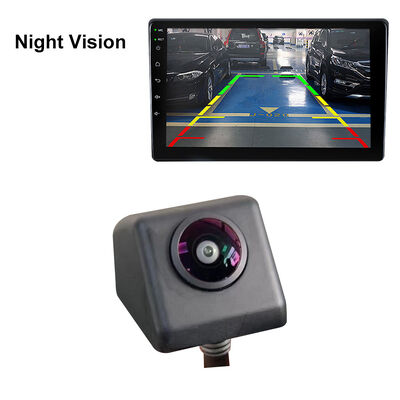 Câmera de visão traseira do carro ahd 1080p, câmera de backup reversa com câmera frontal/lateral, ângulo amplo universal de 170 °, assistência de estacionamento