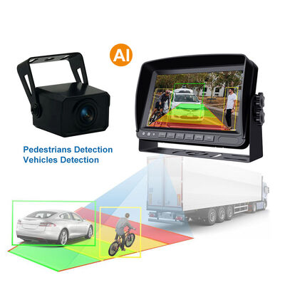 Sistema de câmera de múltiplos canais personalizado de veículos da frota com resolução HD e exibição em tempo real.